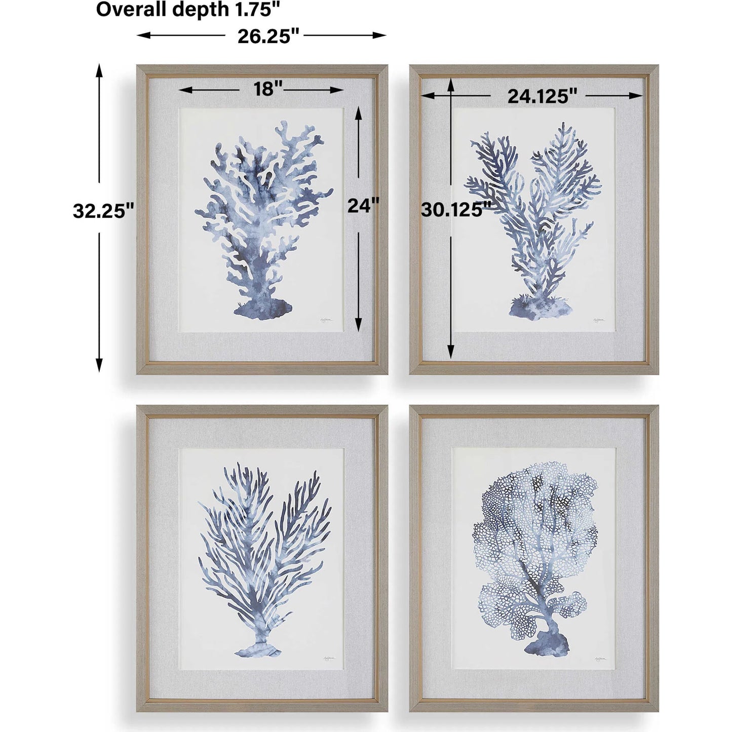 004 SI-2355252 | Additional Silo | Shibori Coral Framed Prints by Uttermost. Made from plasti, glass, mdf, paper, linen, veneer in a unique style.