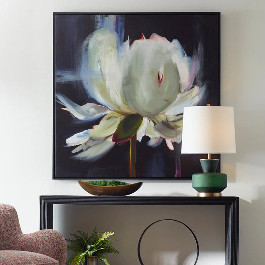 Peony Framed Floral Art by Uttermost. Made from solid wood, canvas in a eclectic & global style.