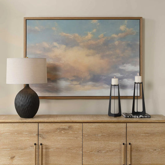 Take Me Higher Framed Sky Art by Uttermost. Made from canvas, pinewood, walnut veneer in a unique style.
