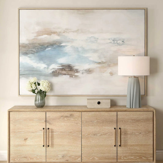 Chasing Coastal Canvas Art by Uttermost. Made from canvas, pinewood, ps moulding, mdf, acr in a unique style.