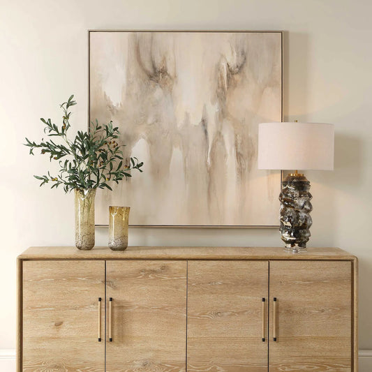 Embark Hand Painted Abstract Canvas by Uttermost. Made from pine, canvas, plastic, mdf, acrylic in a unique style.