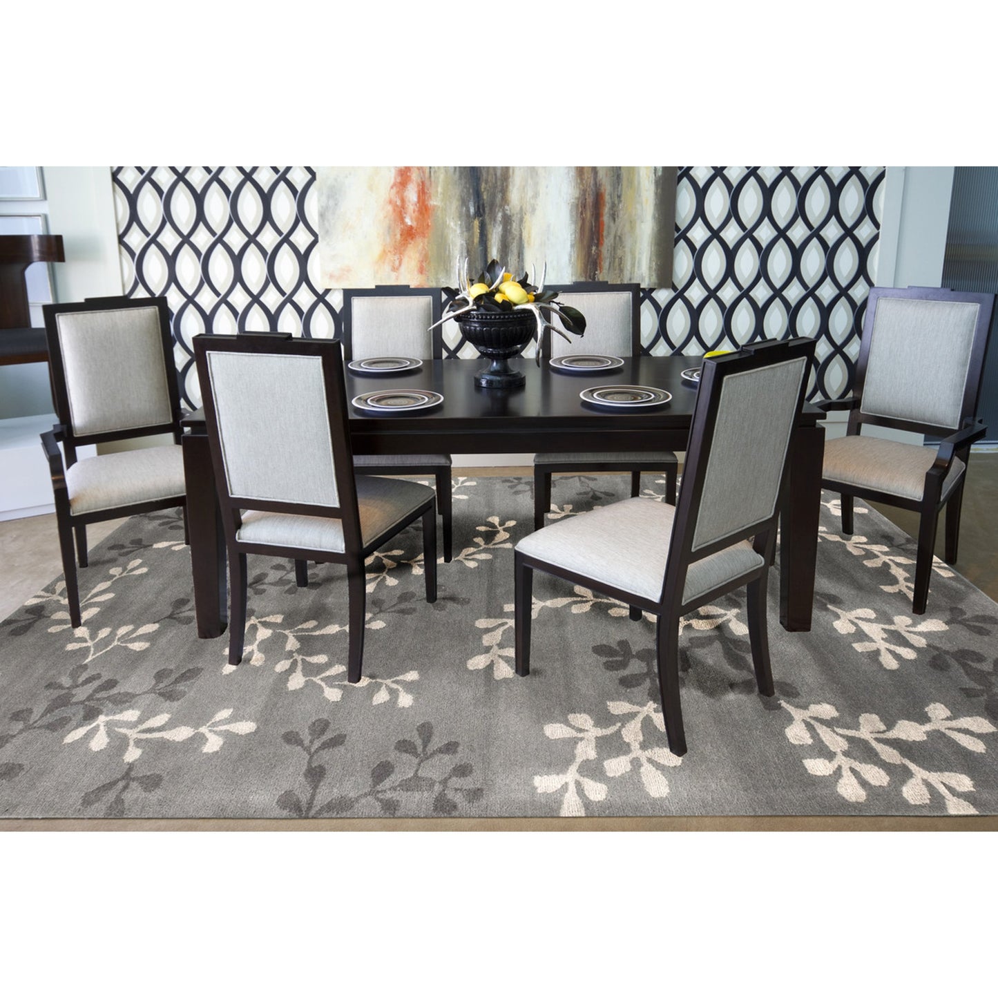 003 4359-2271 | Lifestyle | Artist Studio Rug - 1721 by Surya in charcoal, light beige. Made from 100% new zealand wool in a unique style.