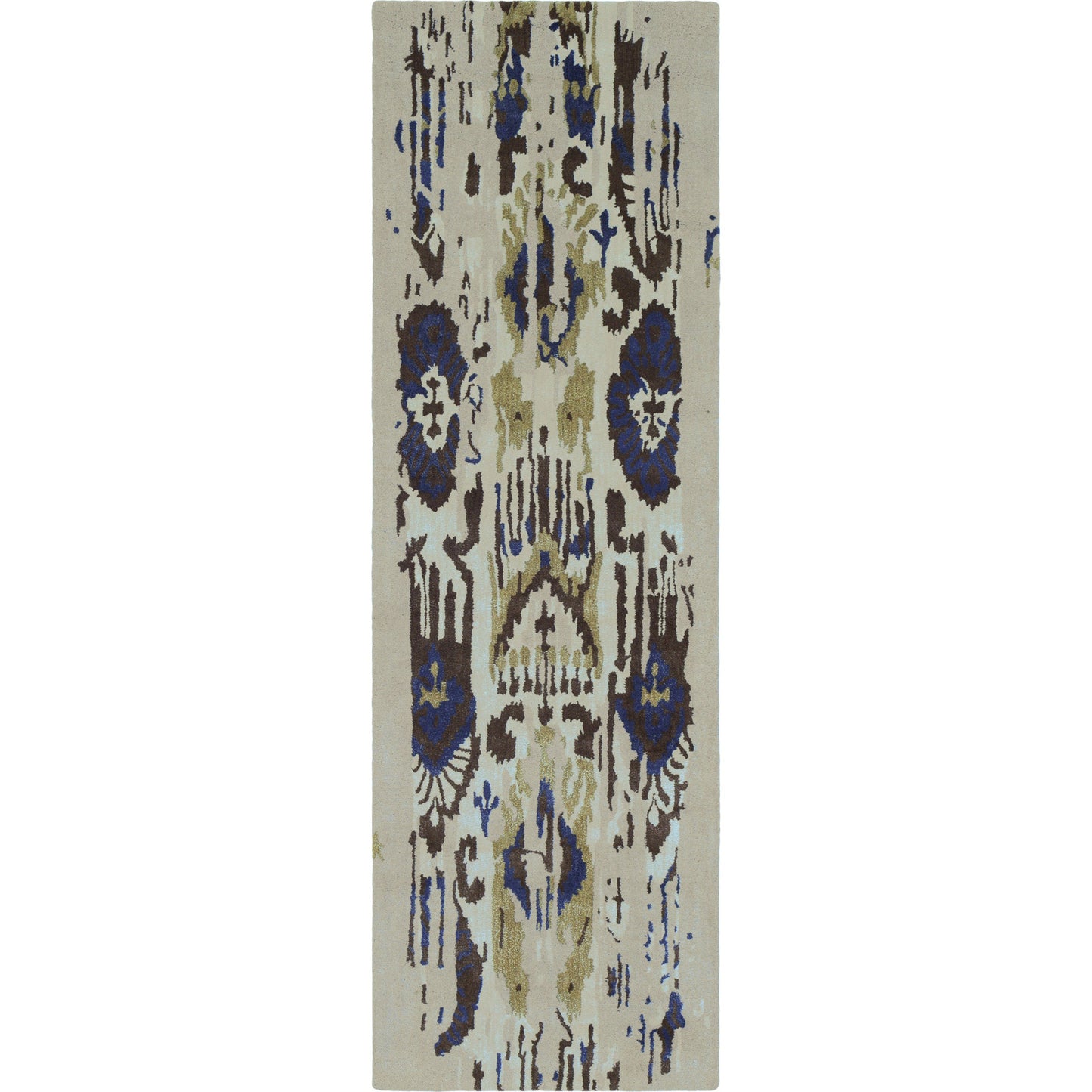 001 91297-2266 | Primary Silo | ART-242 Rug by Surya in gray, navy, denim, sage, light gray. Made from 100% new zealand wool in a unique style.