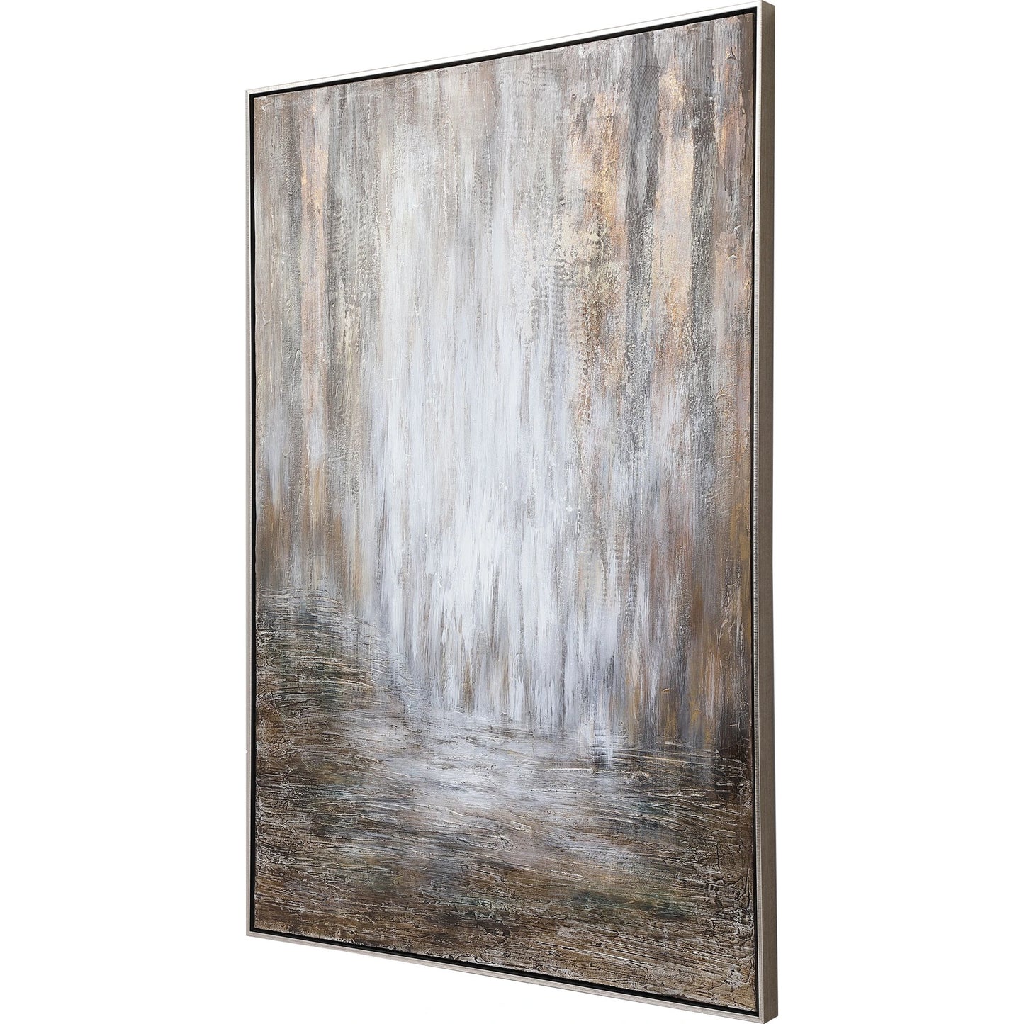 005 SR-824226 | Additional Silo | Desert Rain Hand Painted Abstract Art by Uttermost in multi. Made from fir wood, pu frame, canvas in a modern style.