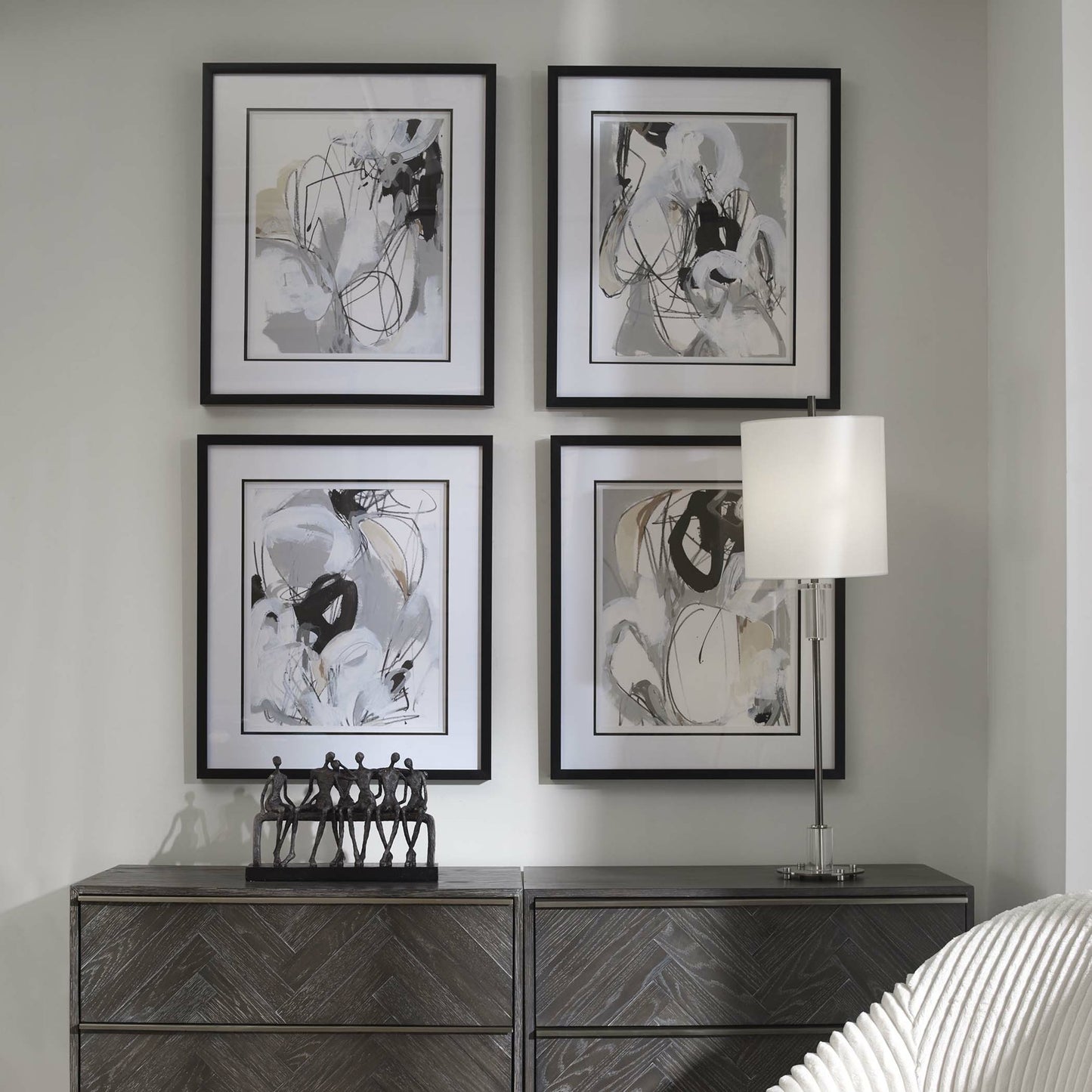 004 SI-1754843 | Lifestyle | Tangled Threads by Uttermost in multi. Made from plastic, glass, paper in a modern style.