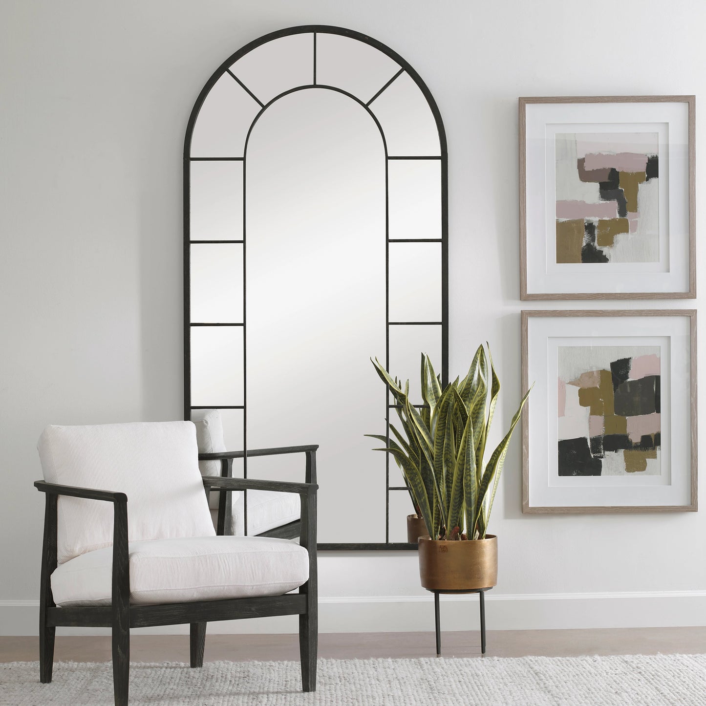 010 SI-1981467 | Lifestyle | Color Block Framed Prints by Uttermost in multi. Made from pine, glass, mdf, veneer, paper in a modern style.