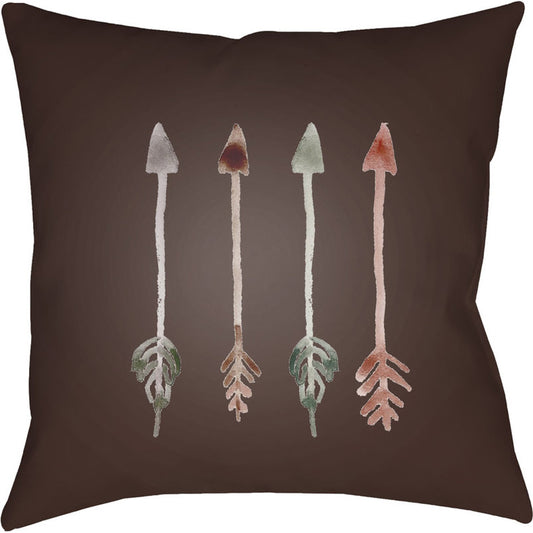 Arrows Pillow - 16031 by Livabliss. Made from front: 100% polyester, back: 100% polyester in a eclectic & global style.