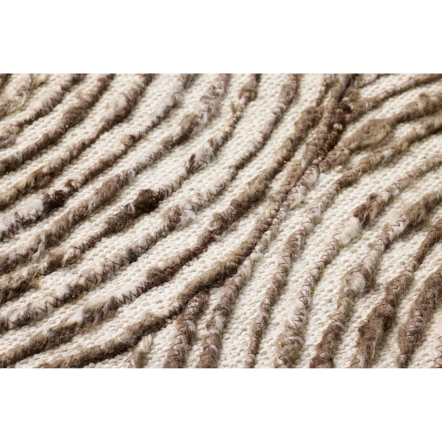003 SI-2521564 | Closeup | Phase Wall Decor by Loloi in dark brown. Made from wool, cotton, polyester, other fibers in a transitional style.