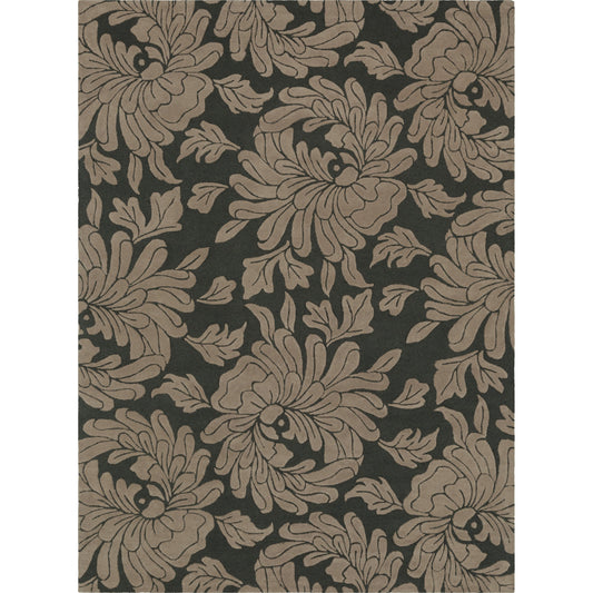 Athena Rug - 20553 by Surya in charcoal, taupe. Made from 100% wool in a unique style.