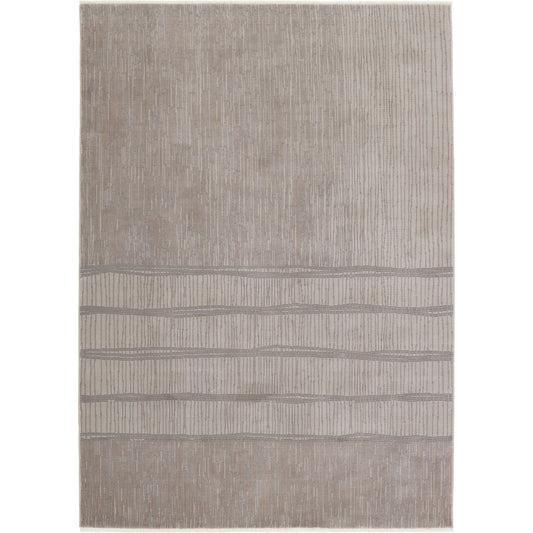 Aura AUR04 Rug by Jaipur Living in taupe, gray. Made from 53% polyester 47% viscose in a unique style.