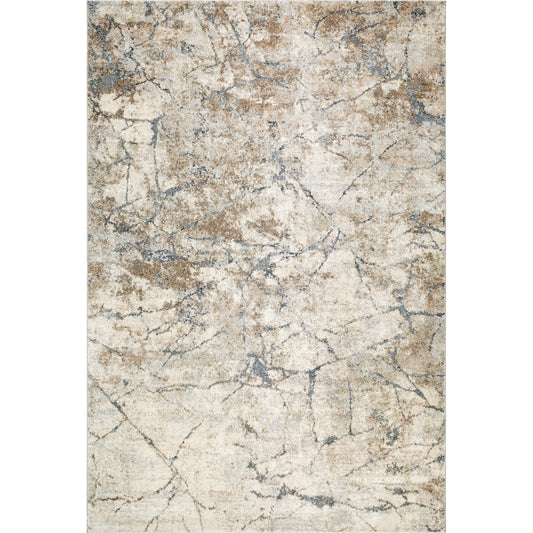 Avellino Rug - 529631 by Livabliss in light beige, light gray, pale blue, tan, gray, deep teal. Made from face: 90% polypropylene, 10% polyester, w