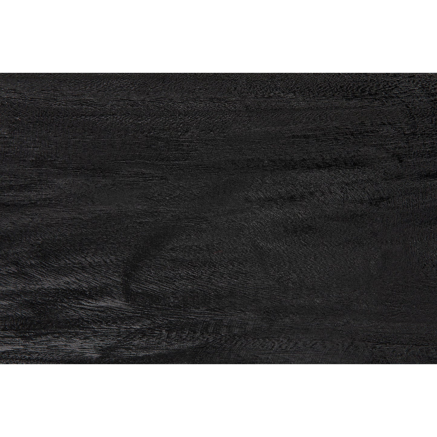 003 SI-2018523 | Closeup | Bow Bench by Noir in burnt black. Made from munggur in a modern style.