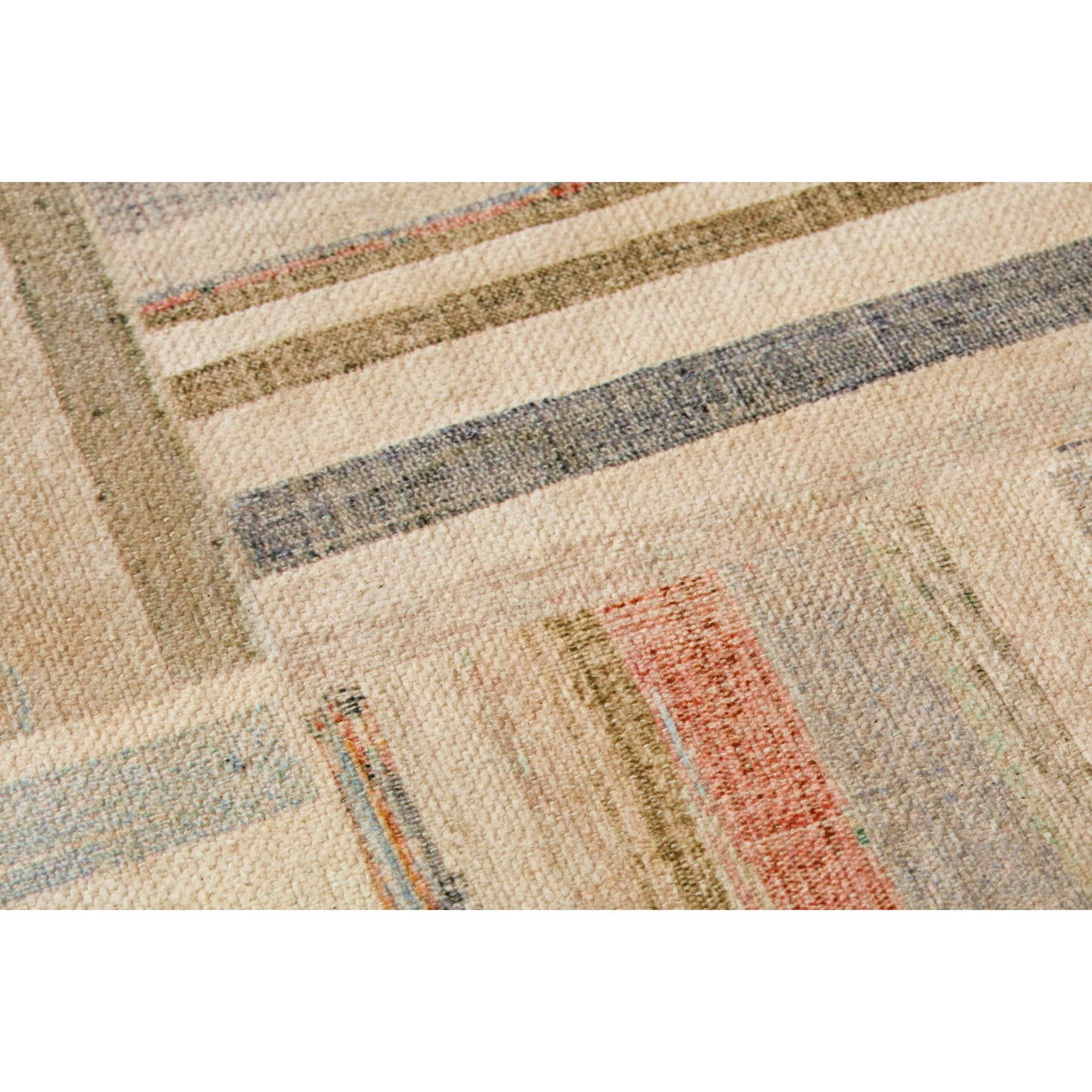 003 SI-2159803 | Closeup | Parquet Wall Art by Loloi in multi, beige. Made from cotton, polyester in a modern style.