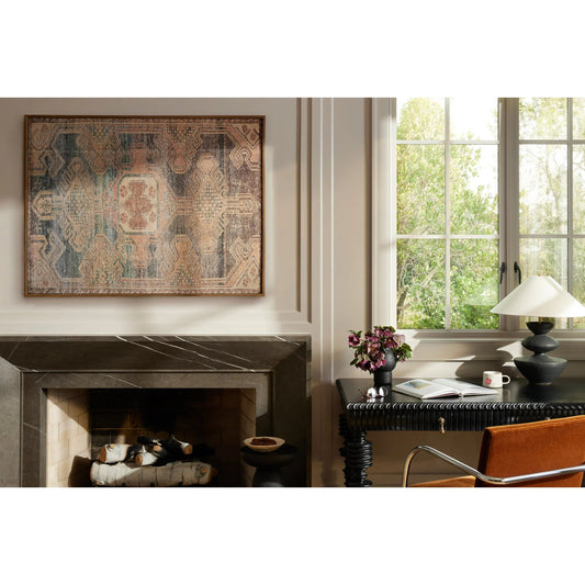 Saint Elizabeth Wall Decor by Loloi in gold, multi. Made from cotton, polyester in a traditional style.