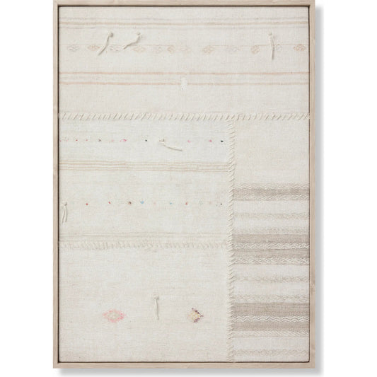 Rejuv Wall Decor by Loloi in beige, brown. Made from polyester, cotton, wool in a rustic style.