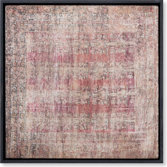 Milvi Wall Decor by Loloi in rust, multi. Made from polyester, chenille in a traditional style.