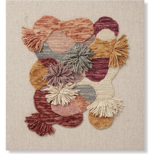 Abbry Wall Decor by Loloi in multi. Made from 100% wool in a eclectic & global style.