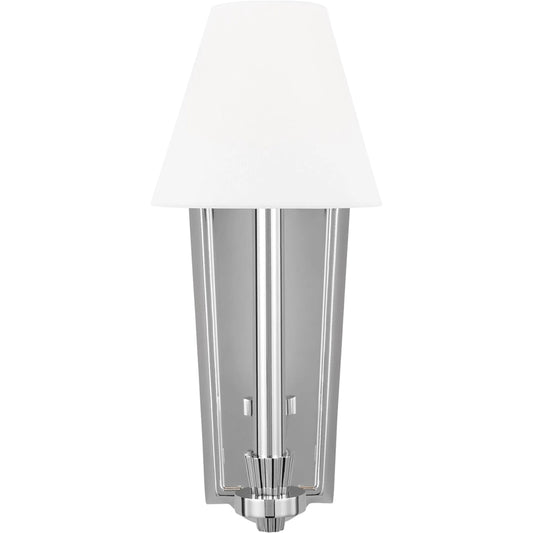Paisley Tall Sconce by Visual Comfort & Co.. Made from steel in a transitional style.