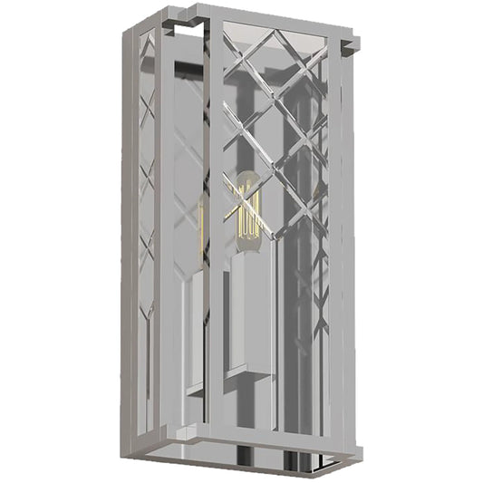 Erro Medium Wall Lantern by Visual Comfort & Co.. Made from steel in a modern style.