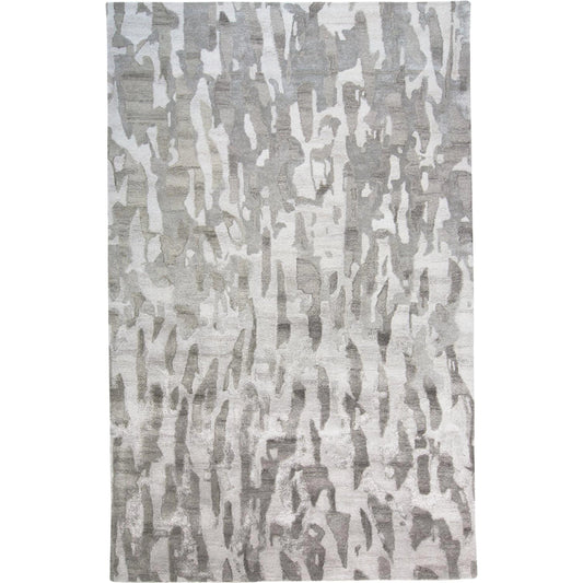 Dryden Transitional Rug - 8786F by Feizy in gray, taupe, silver. Made from viscose, wool in a unique style.
