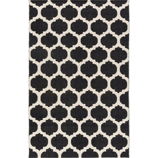 Faithful Rug - 28892 by Surya in black. Made from face: 100% wool in a unique style.