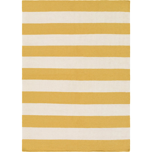 001 SI-2130927 | Primary Silo | Faithful Rug - 24018 by Surya in yellow, white. Made from face: 100% wool in a unique style.