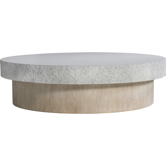 001 SI-2440929 | Primary Silo | Pincio Cocktail Table by Bernhardt in grey. Made from wood, faux stone, resin in a transitional style.