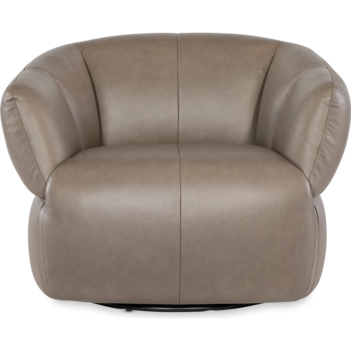 002 SI-2354022 | Additional Silo | Aria Swivel Chair by Hooker Furniture in verona sage. Made from leather in a traditional style.