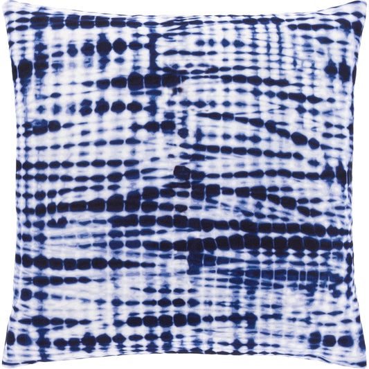001 SI-1877485,SI-1877486,SI-1877487,SI-1877488 | Primary Silo | Azora Pillow - 36457 by Surya in dark blue, white. Made from 100% polyester in a eclectic & global style.