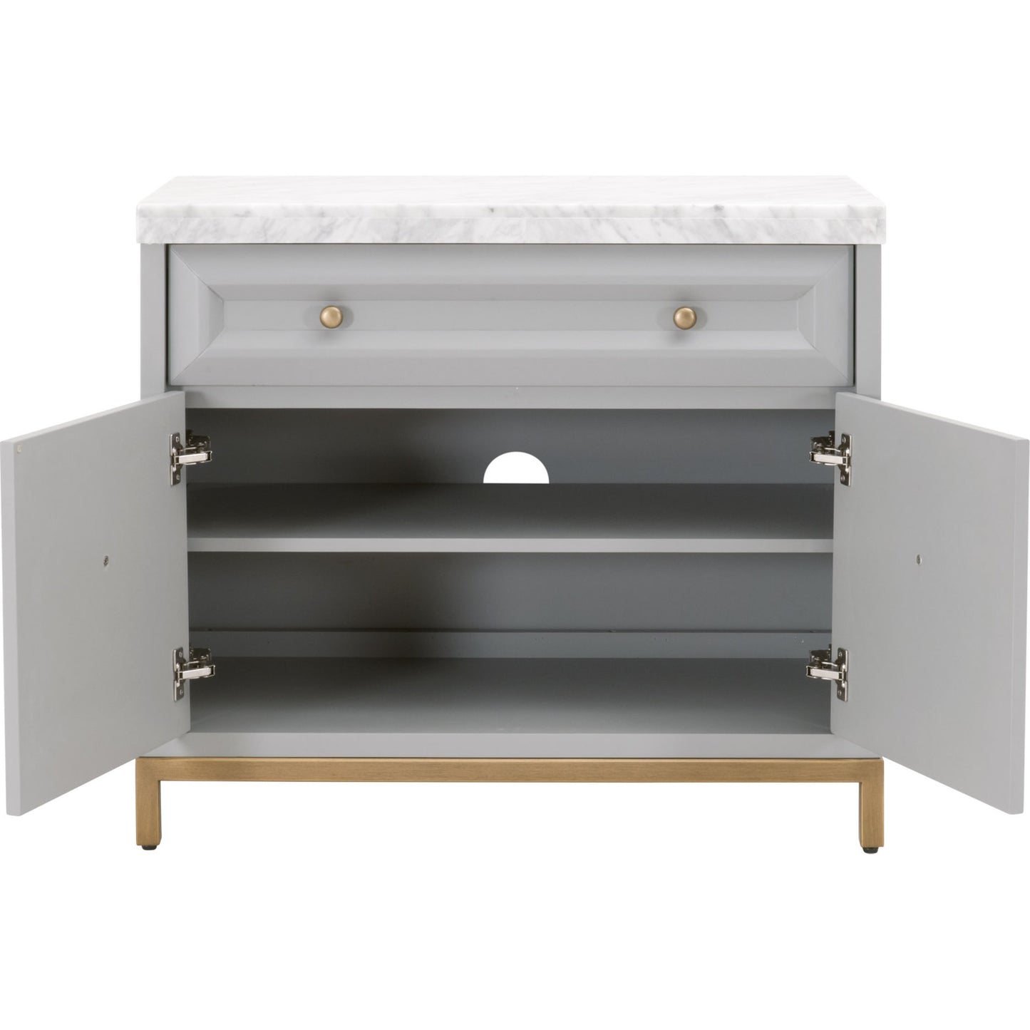 005 SI-1826849 | Additional Silo | Azure Carrera Media Chest by Essentials For Living. Made from unique in a modern style.