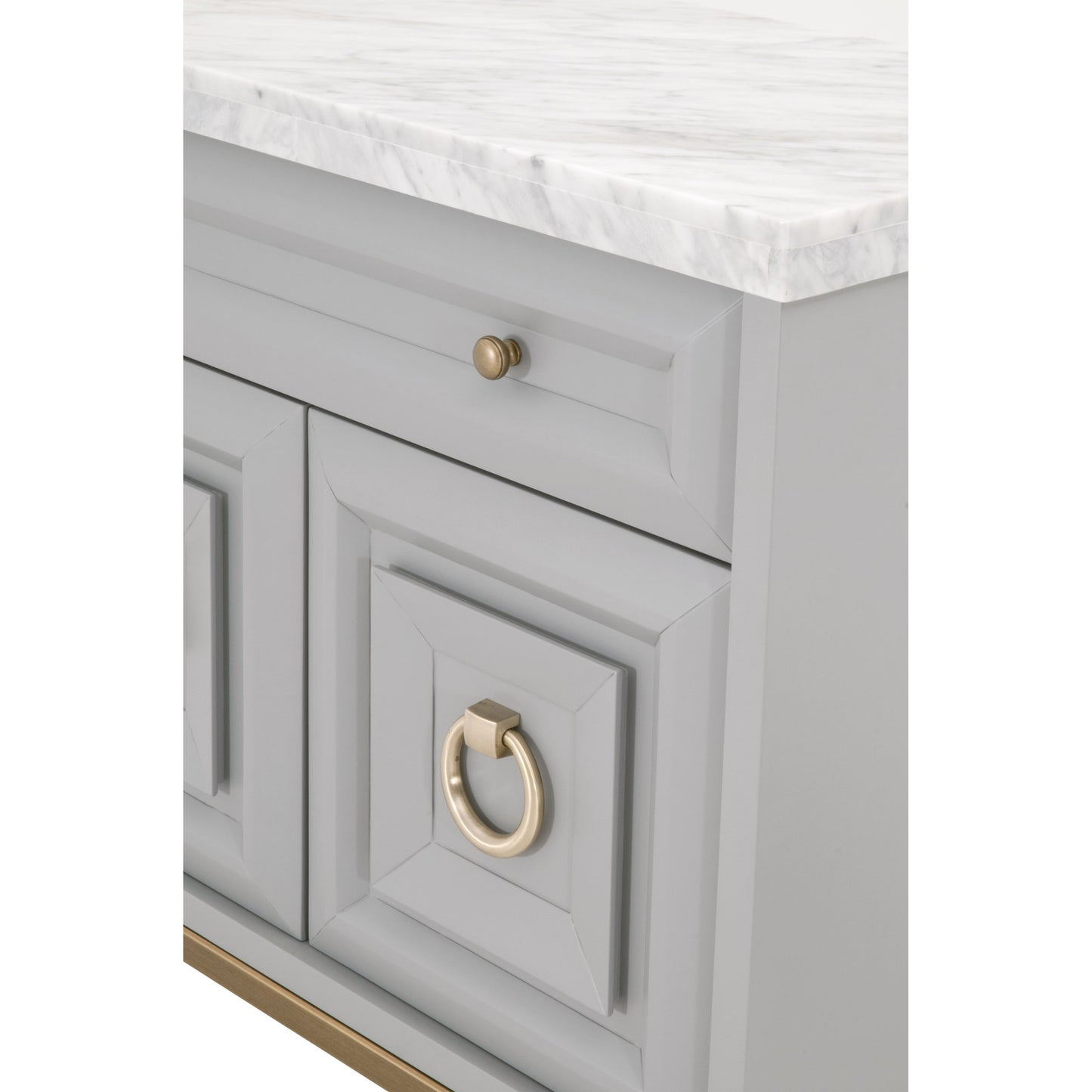 009 SI-1826849 | Closeup | Azure Carrera Media Chest by Essentials For Living. Made from unique in a modern style.