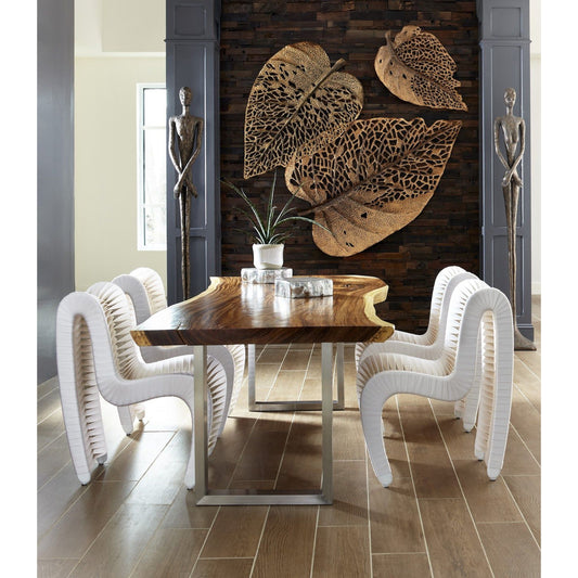 Birch Leaf Wall Art by Phillips Collection. Made from metal in a coastal style.