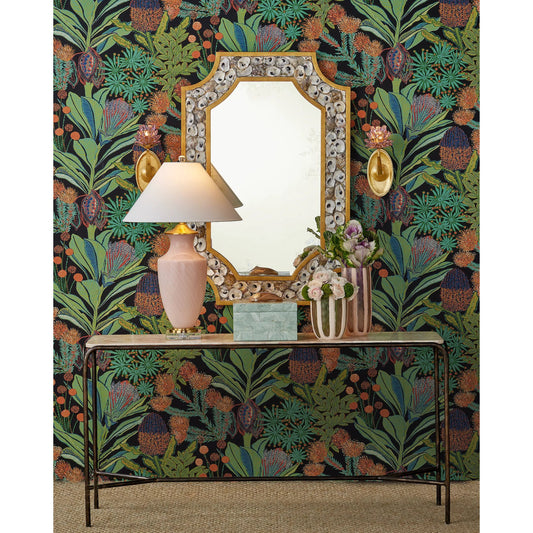 Lucy Table Lamp by Currey and Company in pink, clear. Made from glass, optic crystal in a eclectic & global style.