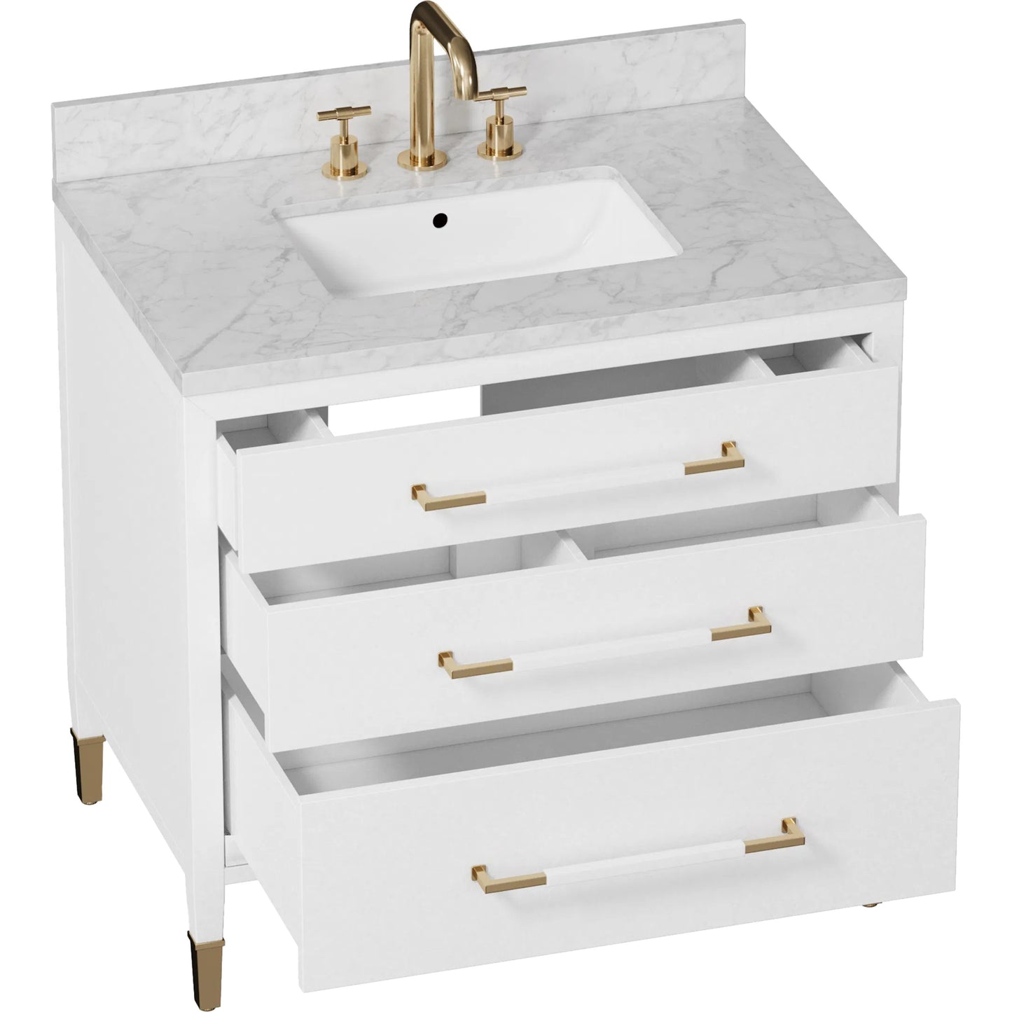 011 SI-2257279 | Additional Silo | Verona 36" Vanity with Undermount Sink by Currey and Company. Made from unique in a modern style.