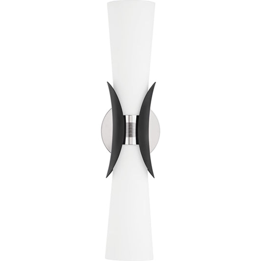 Muncie Wall Sconce by Troy. Made from aluminum, stainless steel in a modern style.