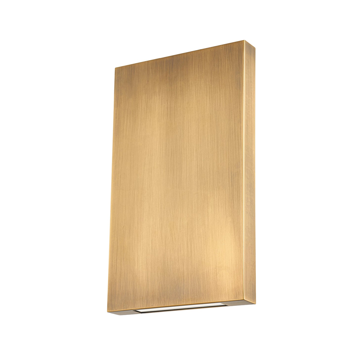 004 SI-2030091 | Additional Silo | Thayne Exterior Wall Sconce by Troy in patina brass. Made from brass in a modern style.