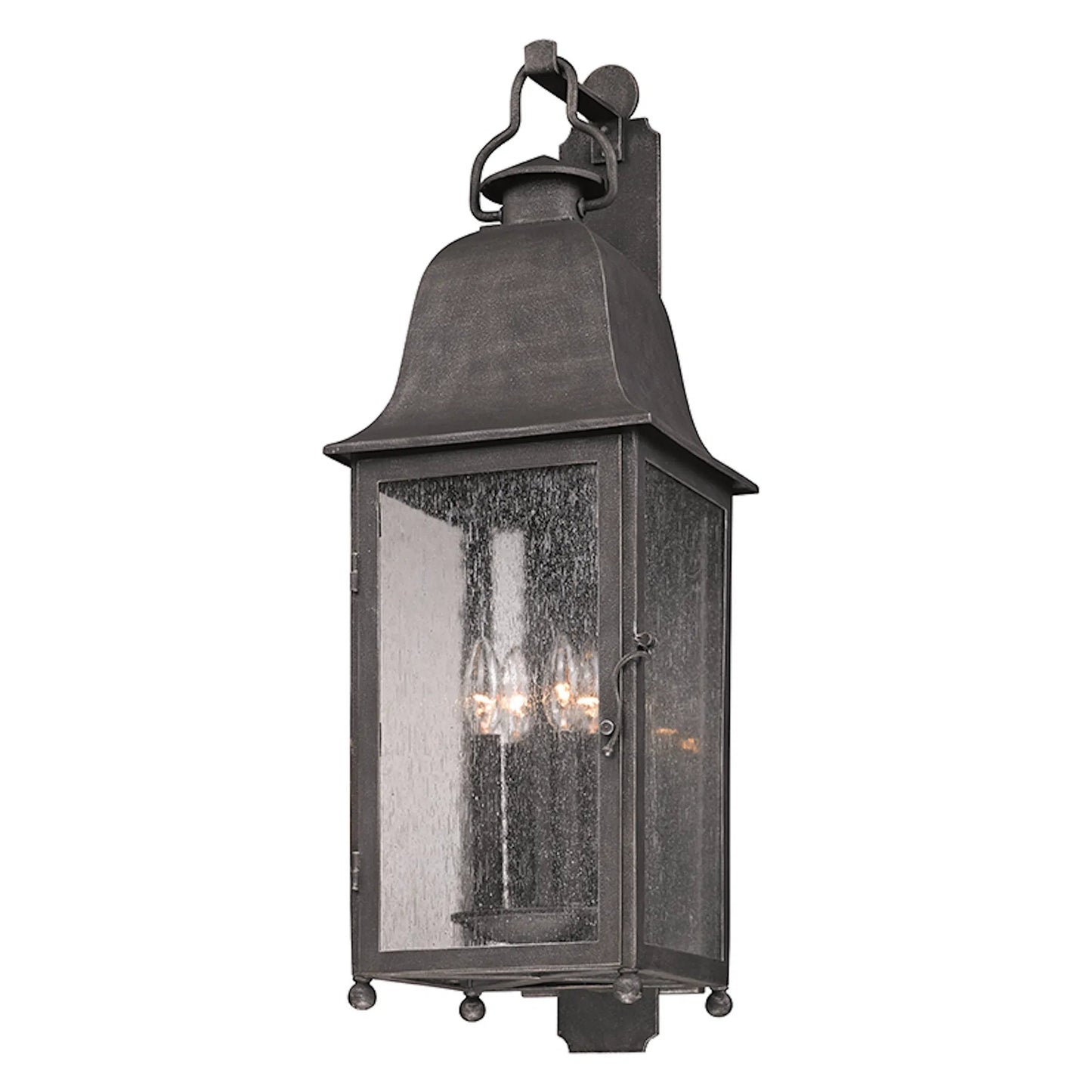 002 SI-2328080 | Additional Silo | Larchmont Wall Sconce by Troy in vintage bronze. Made from hand forged iron in a unique style.