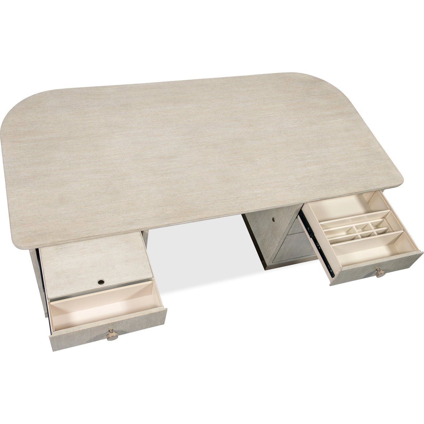 004 SI-2133622 | Additional Silo | Modern Mood Executive Desk by Hooker Furniture. Made from oak veneers, metal in a modern style.