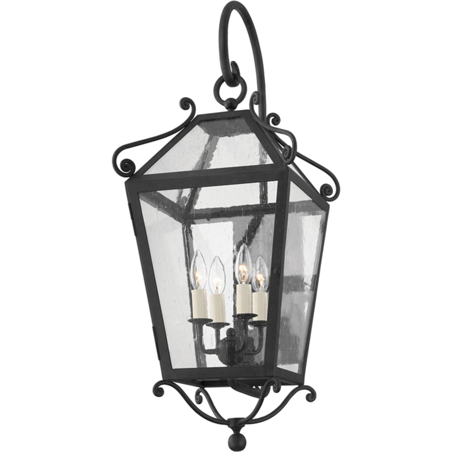 003 SI-1759028 | Primary Silo | Santa Barbara County Exterior Wall Sconce by Troy in french iron. Made from iron, steel in a traditional style.