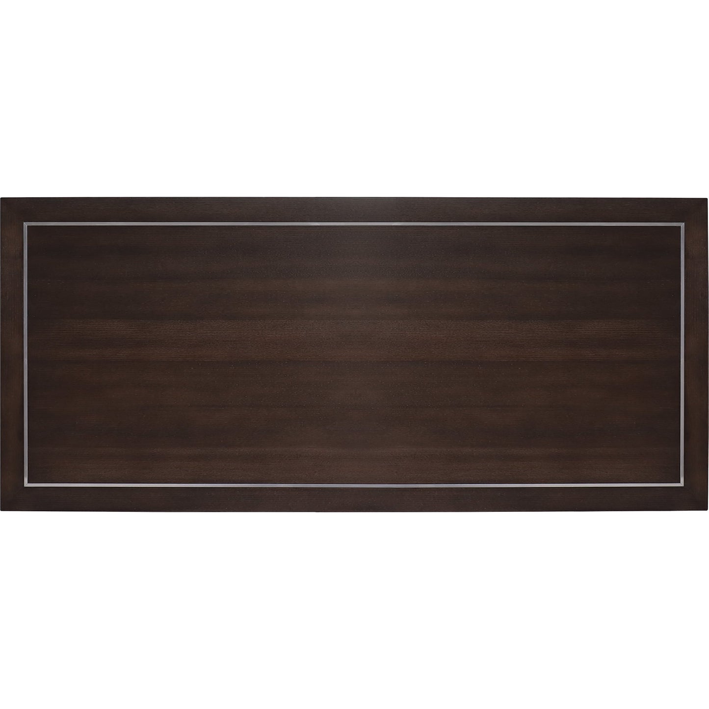003 SI-1748974 | Additional Silo | House Blend Junior Executive Desk by Hooker Furniture in dark roast. Made from quartered ash veneers, metal in a unique style.