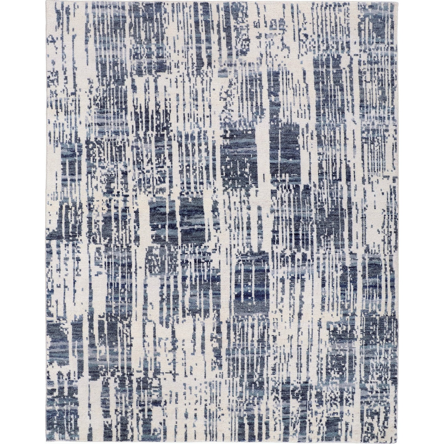 001 SI-2159040,SI-2159046 | Primary Silo | Roxford Transitional Rug - T16T6034 by Thom Felicia by Feizy Rugs in ivory, blue. Made from wool in a unique style.
