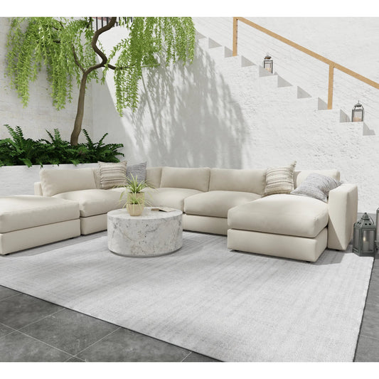 Highview Stripes Rug - T34T8016 by Feizy in gray, ivory. Made from polyester in a unique style.