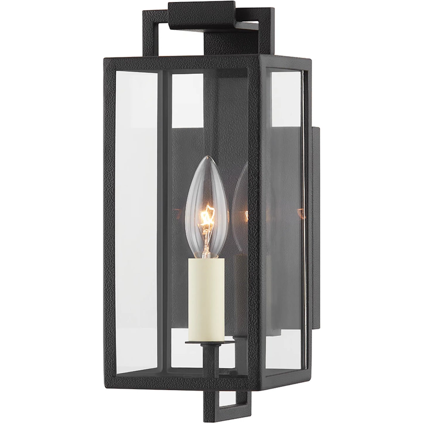001 SI-2030123 | Primary Silo | Beckham 1 Light Exterior Wall Sconce by Troy. Made from steel in a modern style.