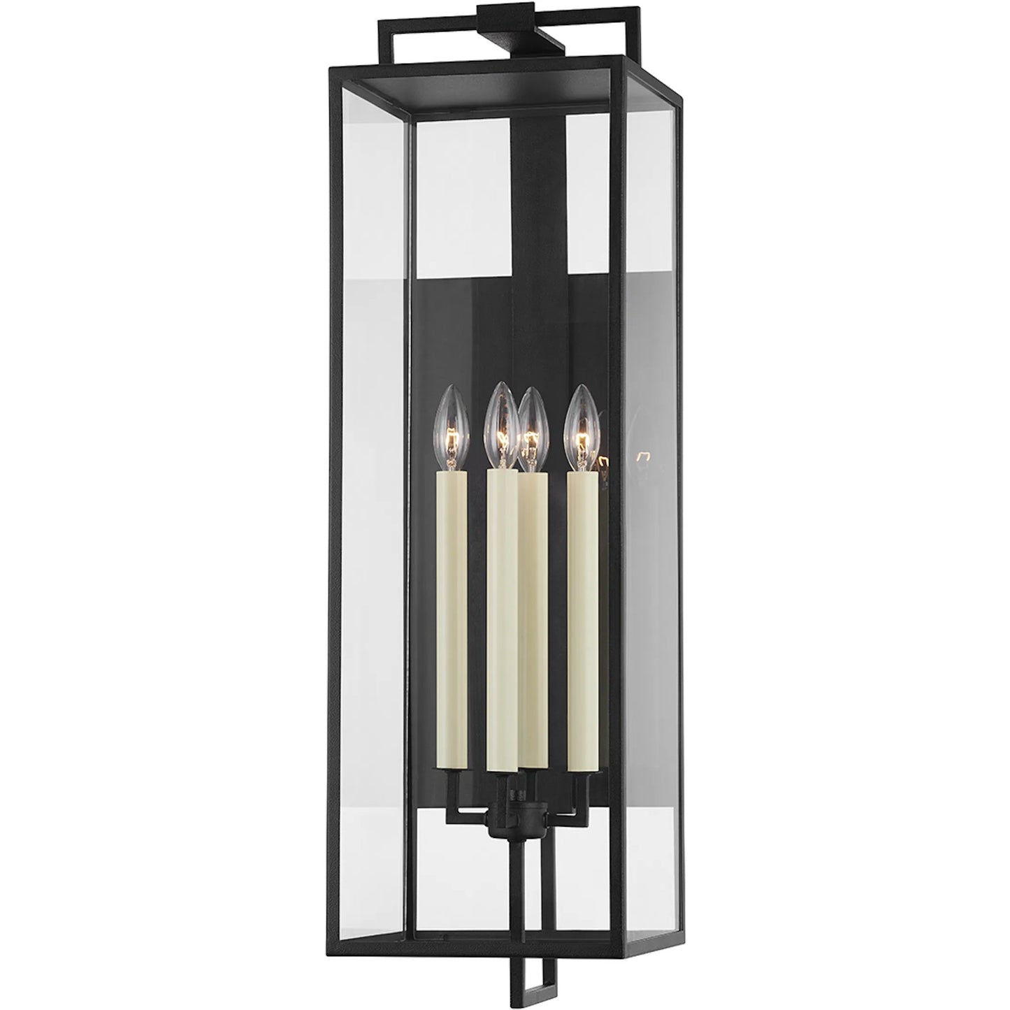 002 SI-2030128 | Primary Silo | Beckham 4 Light Exterior Wall Sconce by Troy. Made from steel in a modern style.