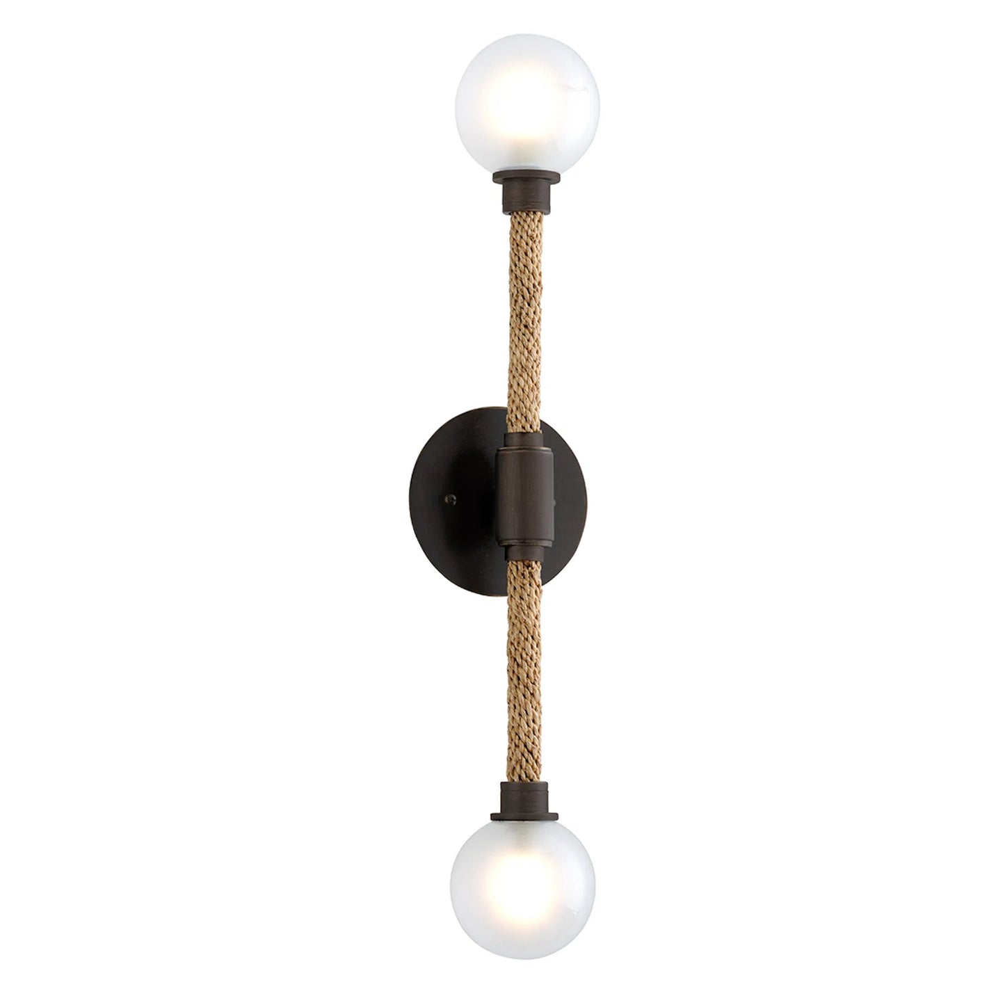 002 SI-2072863 | Additional Silo | Nomad Wall Sconce by Troy in classic bronze. Made from hand worked iron in a unique style.