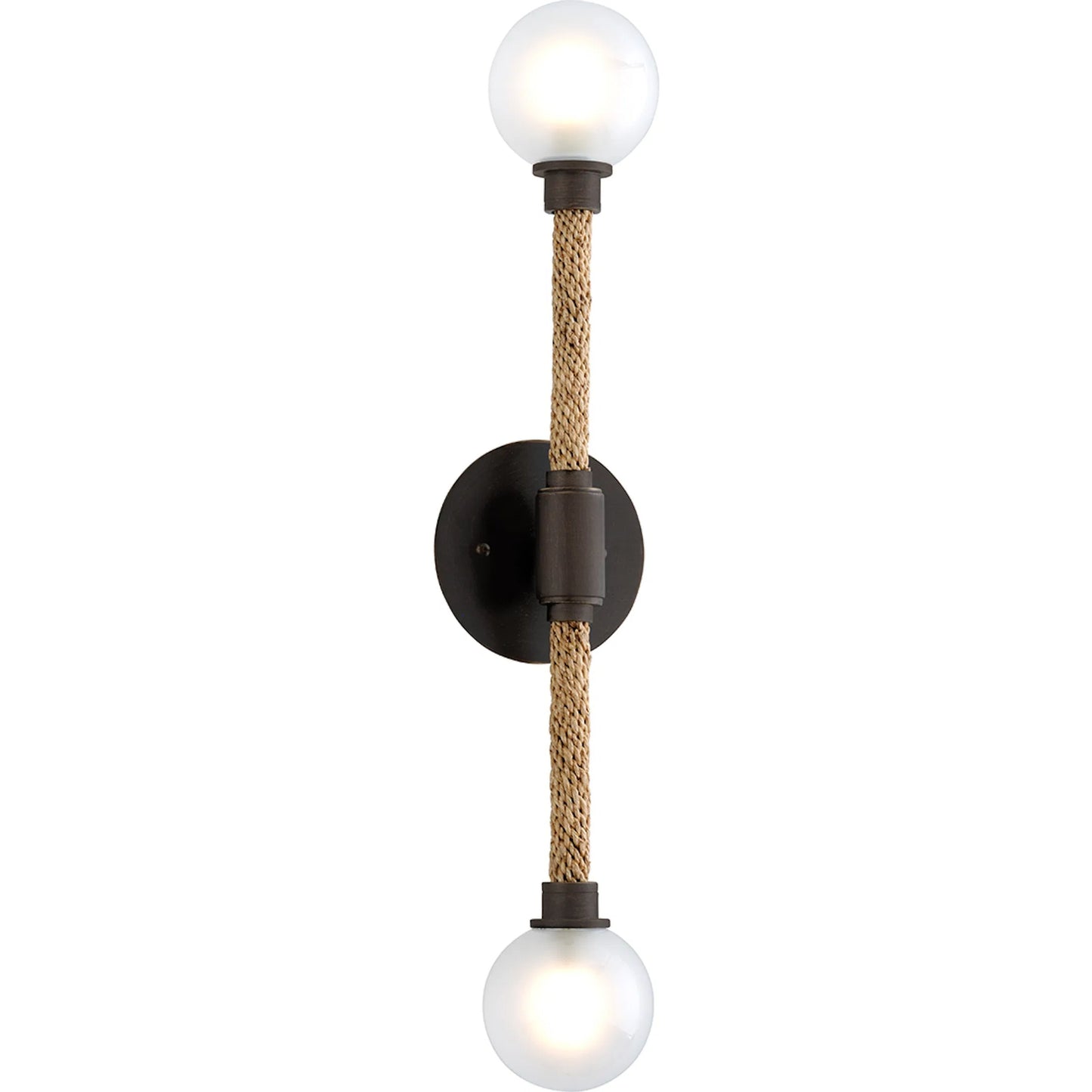 001 SI-2072863 | Primary Silo | Nomad Wall Sconce by Troy in classic bronze. Made from hand worked iron in a unique style.