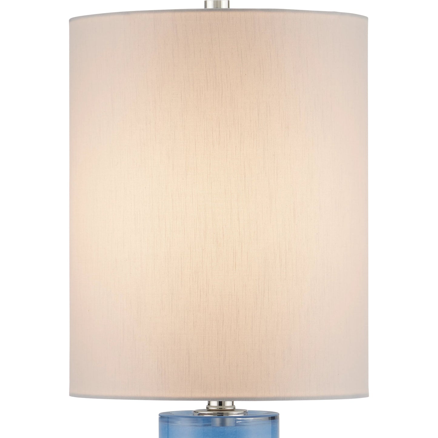003 SI-2191645 | Additional Silo | Aquaviva Table Lamp by Currey and Company in blue, clear, polished nickel. Made from glass, optic crystal, metal in a modern style.