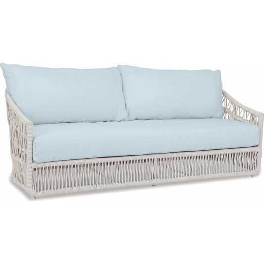 001 SI-2513982 | Primary Silo | Dana Outdoor Rope Sofa in Linen by Sunset West in whites/creams/beiges. Made from olefin rope in a coastal style.