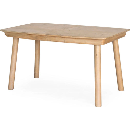 Bahama Extension Dining Table by LH Imports in sundried wheat. Made from unique in a transitional style.