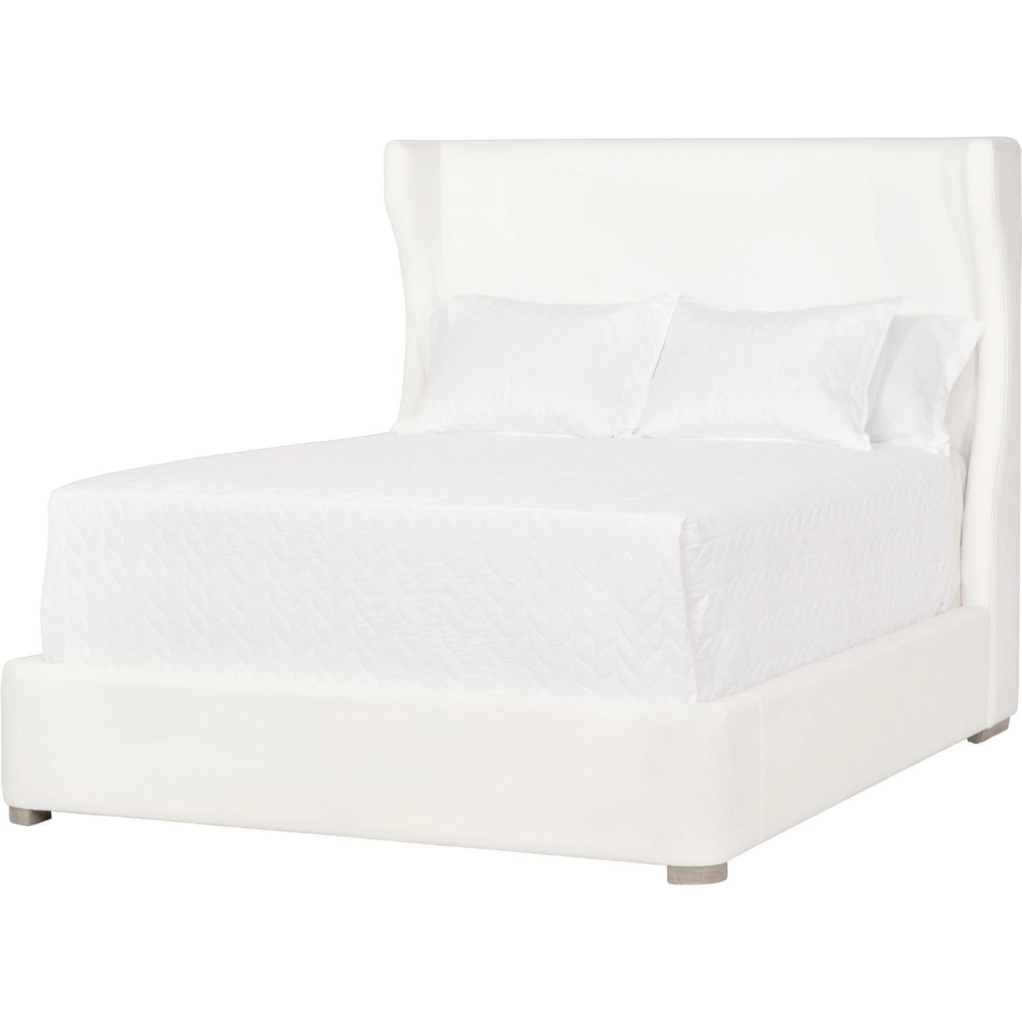 010 SR-387059,SR-387060,SR-387061 | Additional Silo | Balboa Upholstered Bed by Essentials For Living in livesmart peyton-pearl, natural gray. Made from wood, fabric in a modern style.